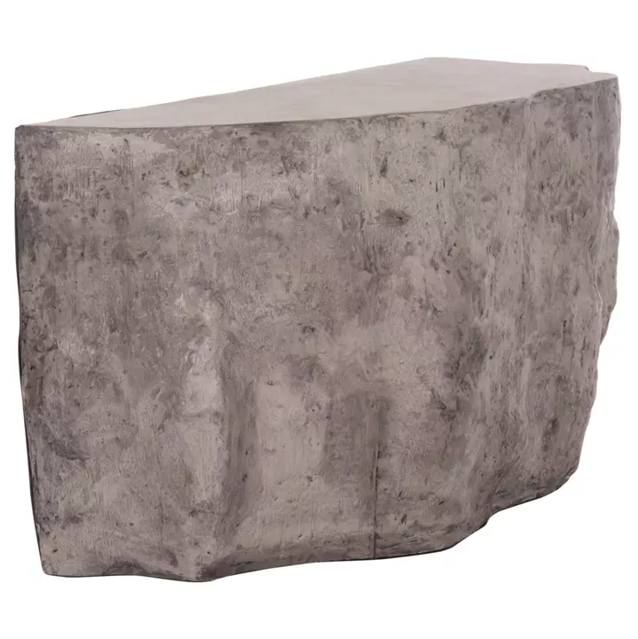CONSOLE ROCK INTERON HM18152.03 FIBER CEMENT IN GREY--120x50x71Hcm.