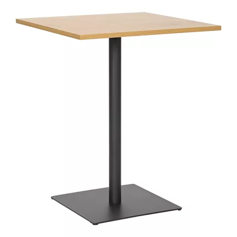 Τραπέζι Nerobian pakoworld mdf σε sonoma απόχρωση 60x60x75εκ