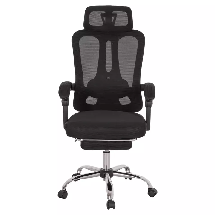 ΚΑΡΕΚΛΑ ΓΡΑΦΕΙΟΥ BARNET HM18258.01 ΜΑΥΡΟ MESH-ΜΑΥΡΟΣ ΣΚΕΛΕΤΟΣ NYLON 61x62x123Υ