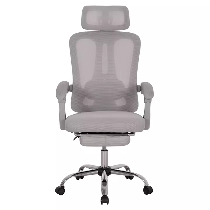 ΚΑΡΕΚΛΑ ΓΡΑΦΕΙΟΥ BARNET HM18258.02 ΓΚΡΙ MESH-ΓΚΡΙ ΣΚΕΛΕΤΟΣ NYLON 61x62x123Υ