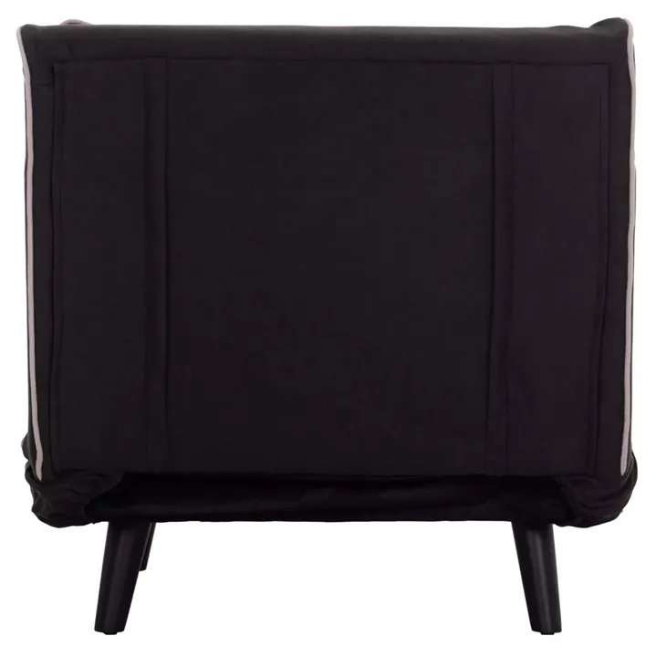 ARMCHAIR-BED BRAXTON HM8425.03 BLACK FABRIC 78x88x78Hcm.