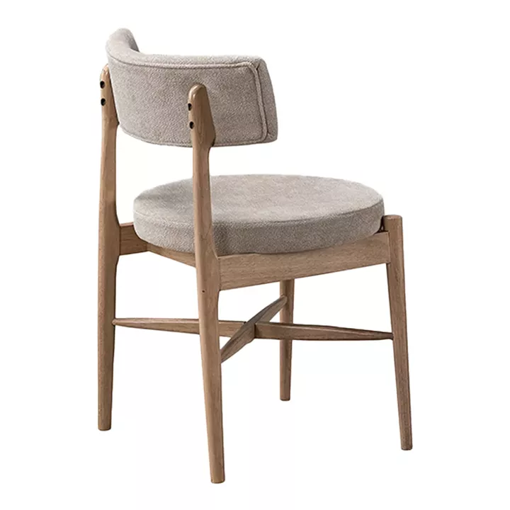 Raudi pakoworld rubberwood chair in natural-ecru shade 45.5x45.5x81cm