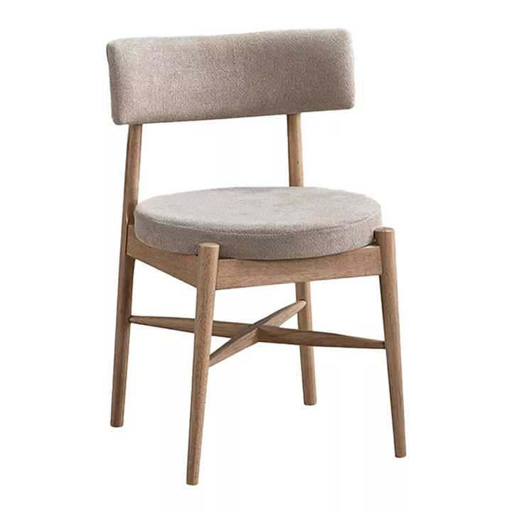 Raudi pakoworld rubberwood chair in natural-ecru shade 45.5x45.5x81cm