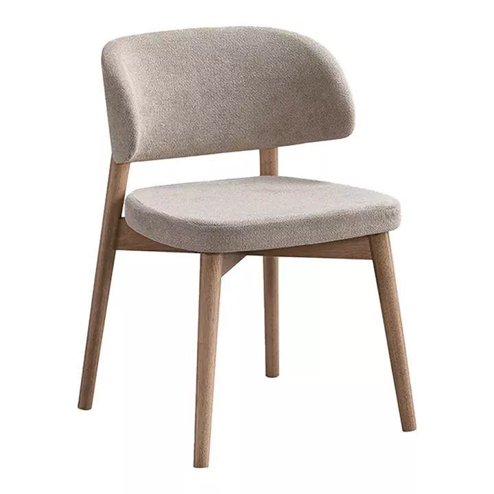 Siena chair pakoworld rubberwood in natural-ecru shade 48x50x81cm