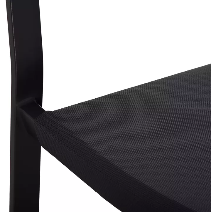 OUTDOOR DINING SET 5PCS ADAM HM21160 ALUMINUM CHAIRS & TABLE 120x70 GREY