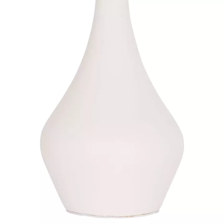ΕΠΙΤΡΑΠΕΖΙΟ ΔΙΑΚΟΣΜΗΤΙΚΟ ΒΑΖΟ DENI HM4663.02S ΤΕΡΑΚΟΤΑ ΣΕ ΛΕΥΚΟ--Φ15x27Υεκ.