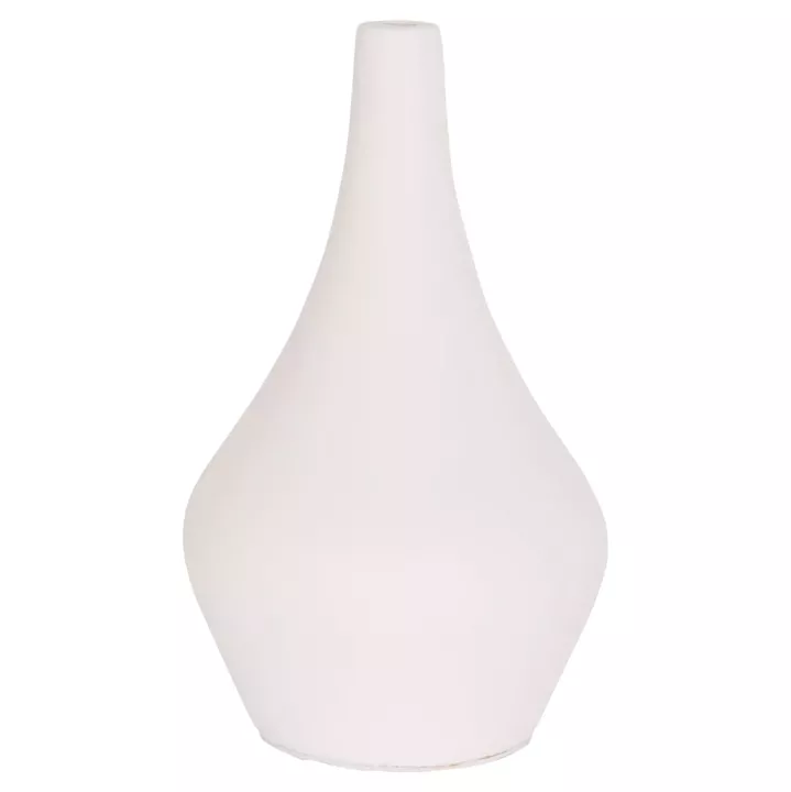 ΕΠΙΤΡΑΠΕΖΙΟ ΔΙΑΚΟΣΜΗΤΙΚΟ ΒΑΖΟ DENI HM4663.02S ΤΕΡΑΚΟΤΑ ΣΕ ΛΕΥΚΟ--Φ15x27Υεκ.