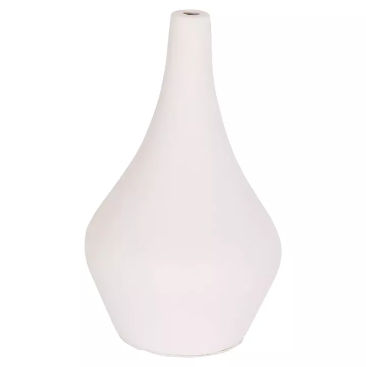 ΕΠΙΤΡΑΠΕΖΙΟ ΔΙΑΚΟΣΜΗΤΙΚΟ ΒΑΖΟ DENI HM4663.02S ΤΕΡΑΚΟΤΑ ΣΕ ΛΕΥΚΟ--Φ15x27Υεκ.