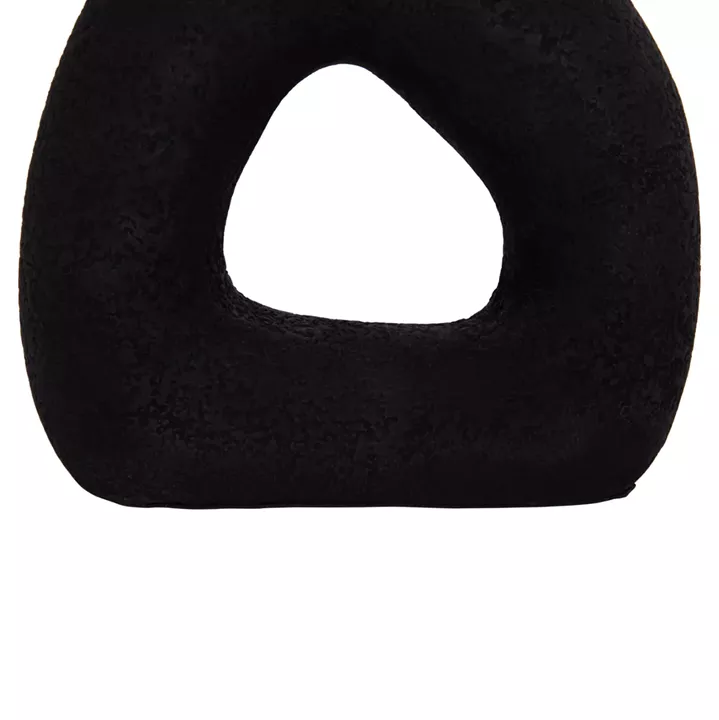 TABLE DECORATIVE VASE DECANT HM4667.01S TERRACOTA IN BLACK--17.5x6.5x17Hcm.