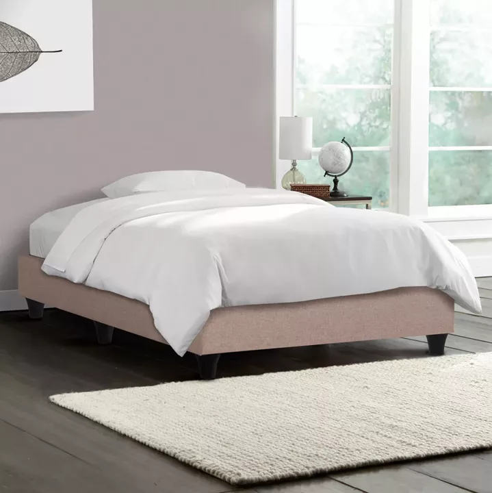 SUBSTRATE BED SIGGY HM721.30 NO STORAGE SPACE--BEIGE FABRIC--FOR MATTRESS 80x200cm.