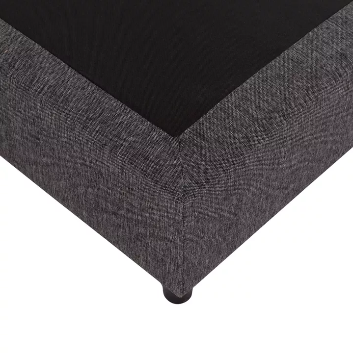 SUBSTRATE BED SIGGY HM722.10 NO STORAGE SPACE--GREY FABRIC--FOR MATTRESS 90x200cm.