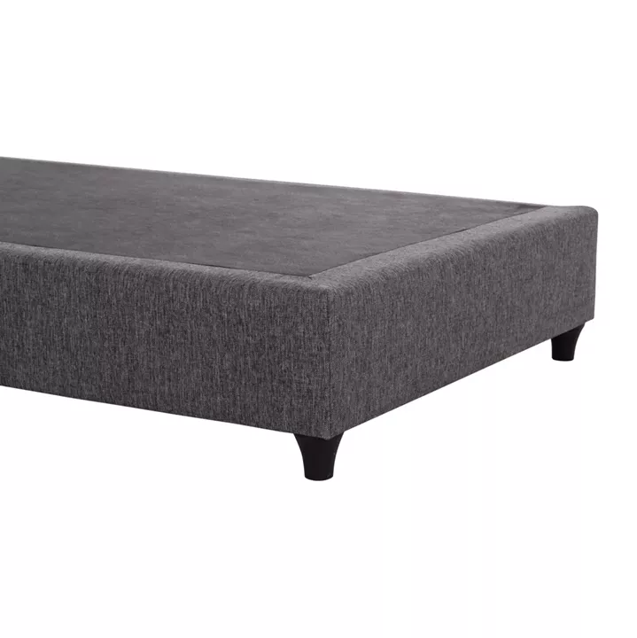SUBSTRATE BED SIGGY HM722.10 NO STORAGE SPACE--GREY FABRIC--FOR MATTRESS 90x200cm.