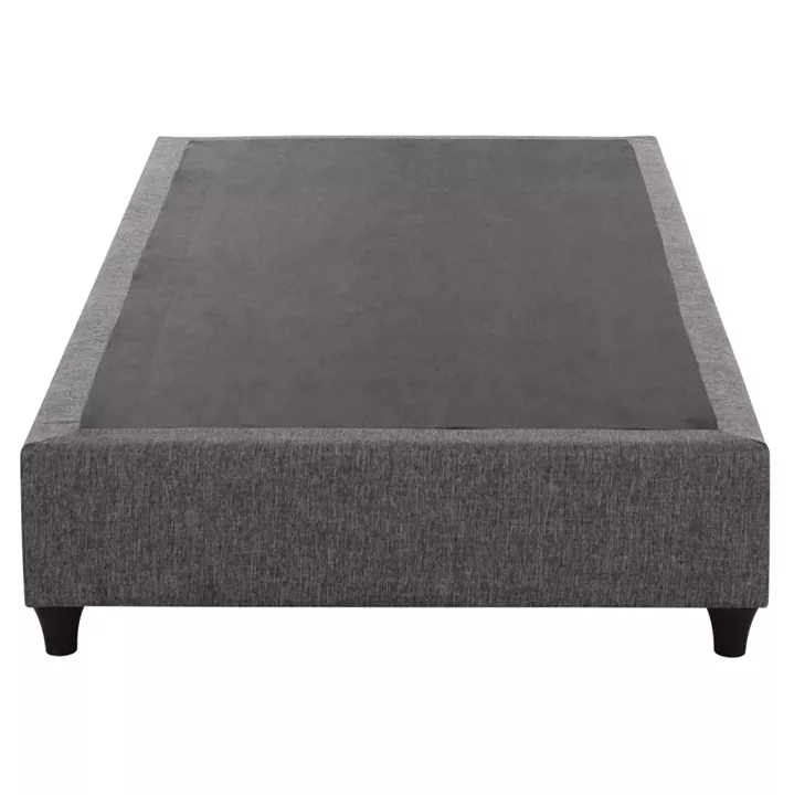 SUBSTRATE BED SIGGY HM722.10 NO STORAGE SPACE--GREY FABRIC--FOR MATTRESS 90x200cm.
