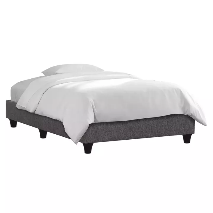 SUBSTRATE BED SIGGY HM722.10 NO STORAGE SPACE--GREY FABRIC--FOR MATTRESS 90x200cm.