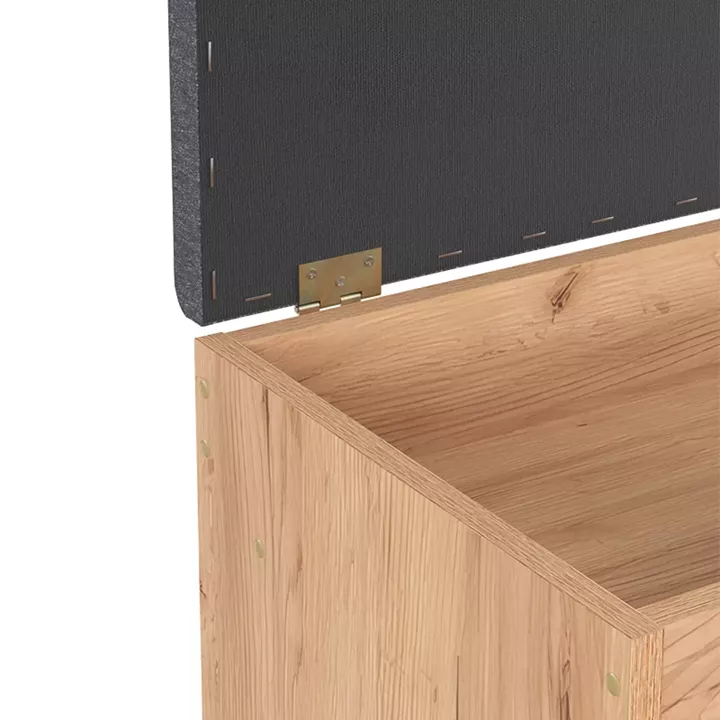 Entrance furniture - stool - shoe rack Oriental pakoworld in oak shade 100x37.2x50cm