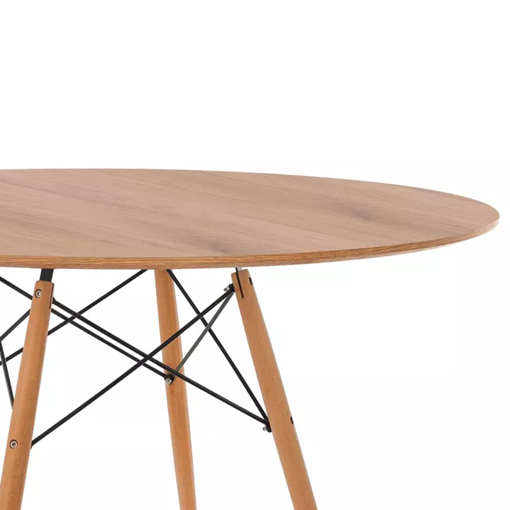 DINING SET 5PCS BRAVE HM21188 WITH 4 CHAIRS & ROUND TABLE
