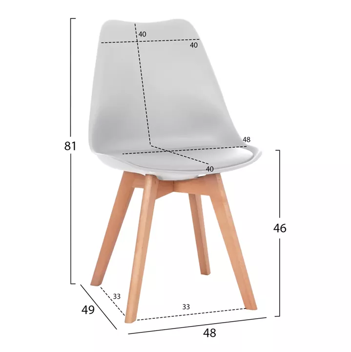 DINING SET 5PCS VEGAS HM21184 MDF TOP IN WHITE--BEECH LEGS