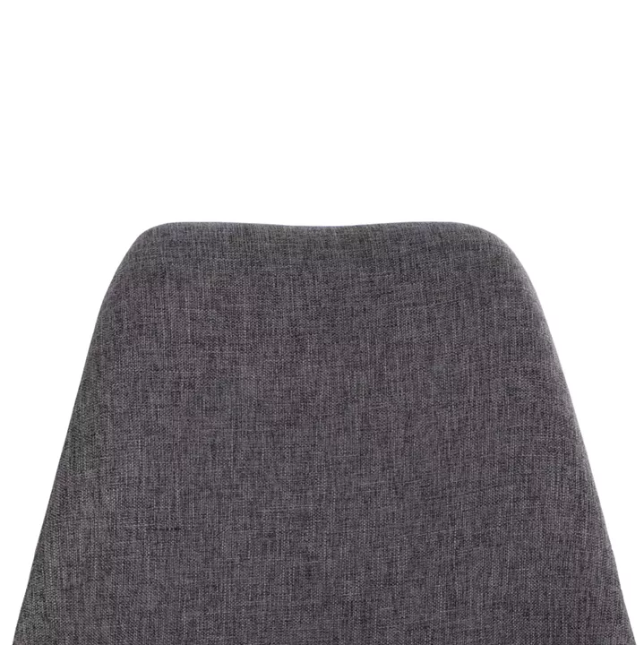 DINING SET 5PCS VEGAS HM21177 MDF TOP IN GREY--FABRIC IN GREY