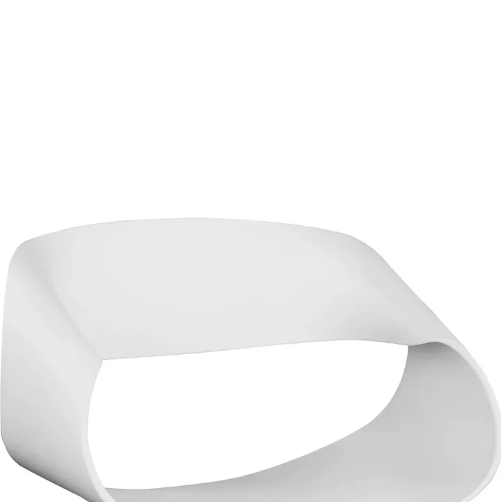 DINING SET 5PCS MAGGIE HM21186 MDF TOP & POLYPROPYLENE IN WHITE COLOR