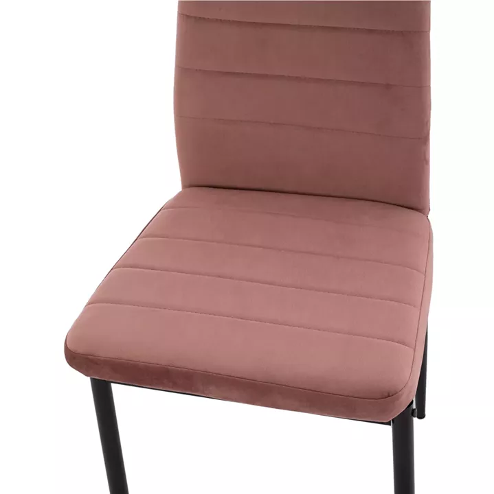 ΣΕΤ ΤΡΑΠΕΖΑΡΙΑΣ 5ΤΜΧ LADY HM21199.02 ΓΥΑΛΙ--ΜΕΤΑΛΛΟ ΣΕ ΜΑΥΡΟ & ΒΕΛΟΥΔΟ ΣΑΠΙΟ ΜΗΛΟ