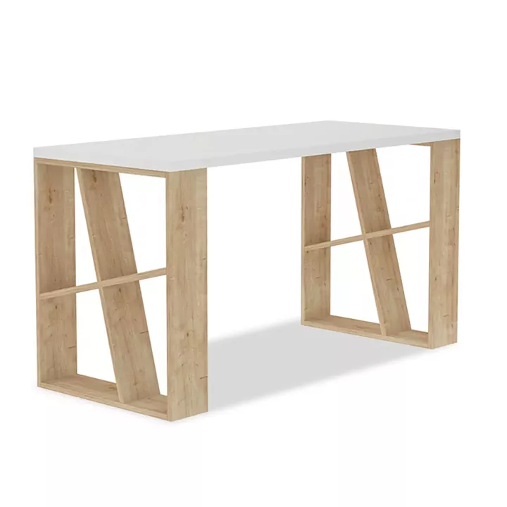 Working table Honey pakoworld white-light oak 140x60x75cm