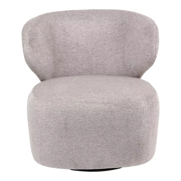 Armchair Marelia pakoworld rotating olive color fabric 73x76x76cm