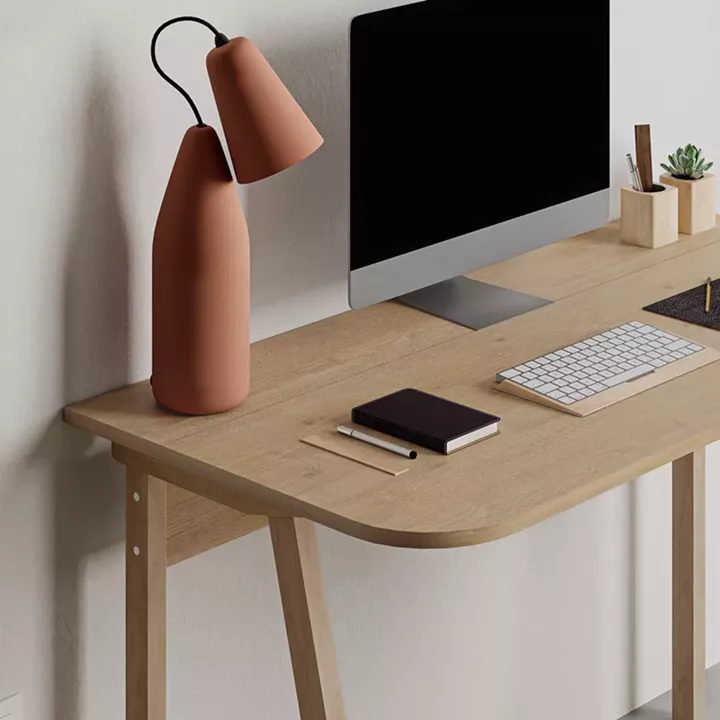 Γραφείο Malia pakoworld σε oak απόχρωση 120x60.5x75εκ