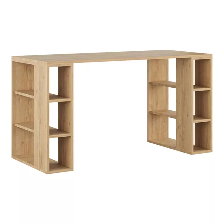 Working Table Colmar pakoworld in oak color 140x60x75cm