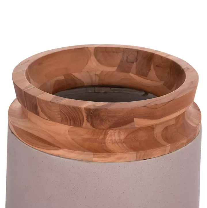 ΔΙΑΚΟΣΜΗΤΙΚΑ ΒΑΖΑ ΔΑΠΕΔΟΥ 2ΤΜΧ LINTER HM21140.04 FIBER CEMENT TAUPE-ΞΥΛΟ ΤΕΑΚ 47Υ & 60Υεκ