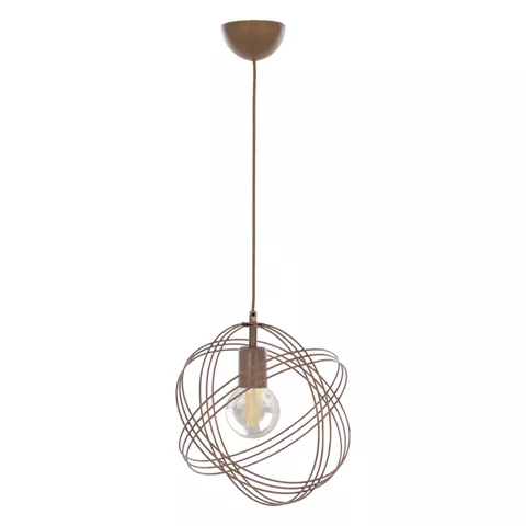 HM7505.02 Pendant ceiling lamp, copper color, one bulb, 