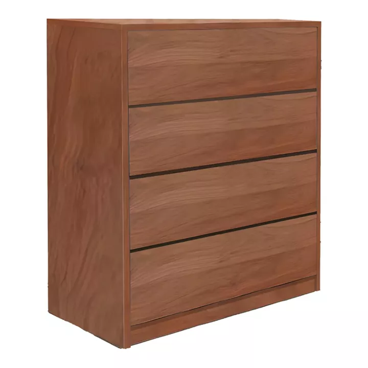 Kuanger pakoworld mdf chest of drawers in a walnut color 80x40x80cm