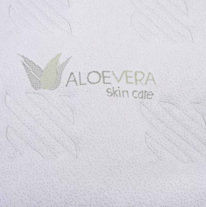 DOUBLE BED WITH MATTRESS & STORAGE SPACE ALLIE HM21170 GREY FABRIC--FOR 160X200cm.