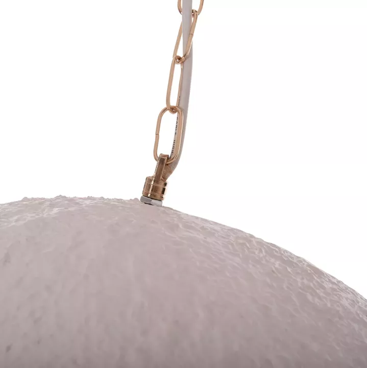 CEILING PENDANT LAMP JAYLEN HM4703.02XL FIBER CEMENT IN WHITE 74x68x50-70Hcm.