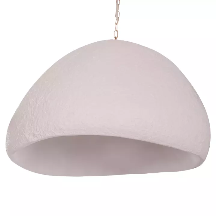 CEILING PENDANT LAMP JAYLEN HM4703.02XL FIBER CEMENT IN WHITE 74x68x50-70Hcm.