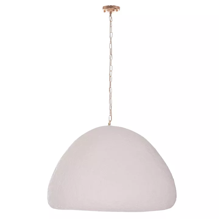 CEILING PENDANT LAMP JAYLEN HM4703.02XL FIBER CEMENT IN WHITE 74x68x50-70Hcm.