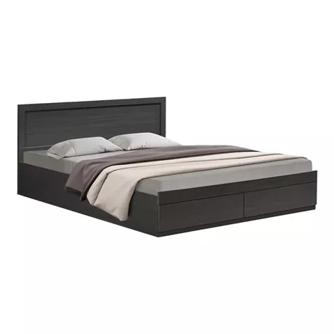 Κρεβάτι Olympus pakoworld με συρτάρι σε wenge απόχρωση 160x200εκ