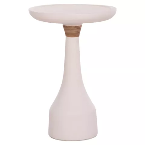 LAMP TABLE ROUND TORG HM18170.02 FIBER CEMENT WHITE Φ41x62Hcm.