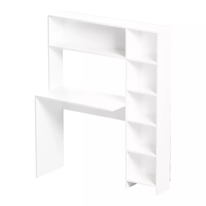 Janson pakoworld desk with bookcase in white 113.2x40x141.8cm