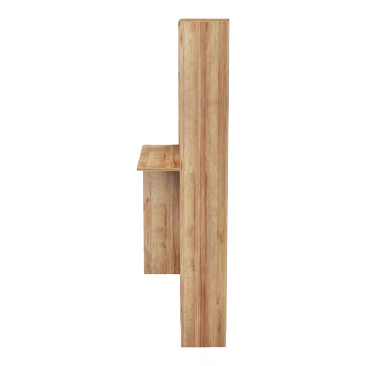 Janson pakoworld desk with bookcase in oak shade 113.2x40x141.8cm