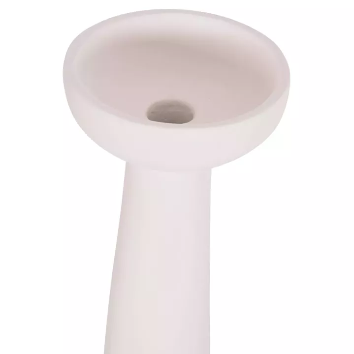 SET OF 3 TABLE DECORATIVE VASES LEKKAN HM21142.01 TERRACOTTA IN WHITE & BLACK