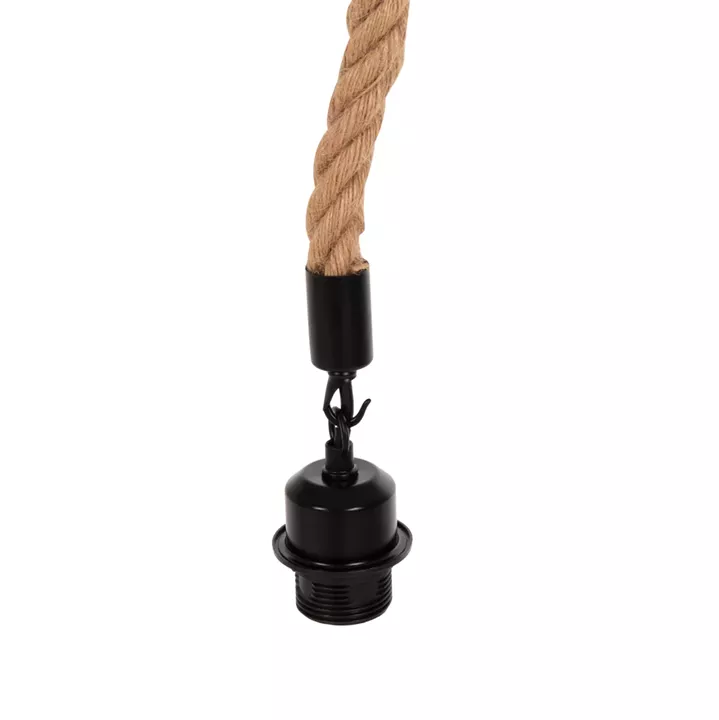 CEILING PENDANT LUMINAIRE SET HM11920 ROPE AND BANANA TREE FIBERS Φ100Χ205H cm.