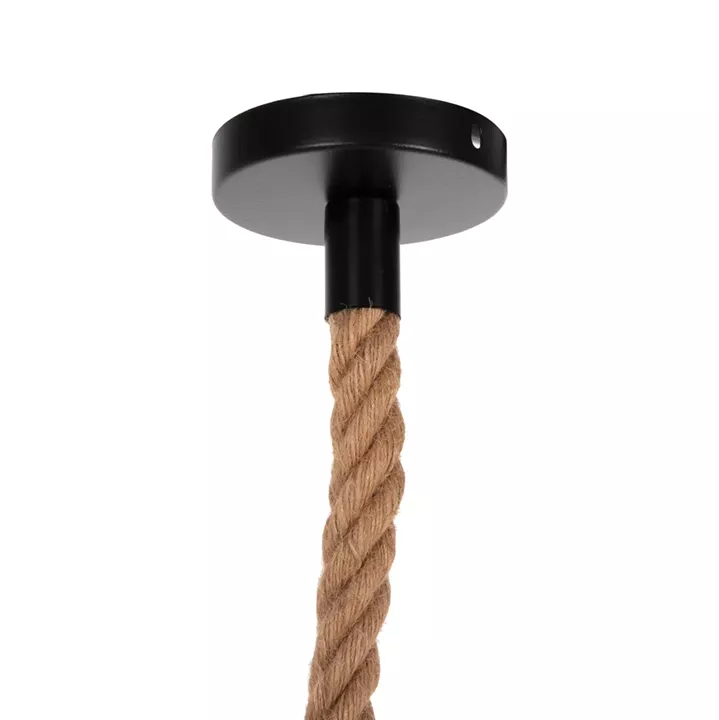 CEILING PENDANT LUMINAIRE SET HM11920 ROPE AND BANANA TREE FIBERS Φ100Χ205H cm.