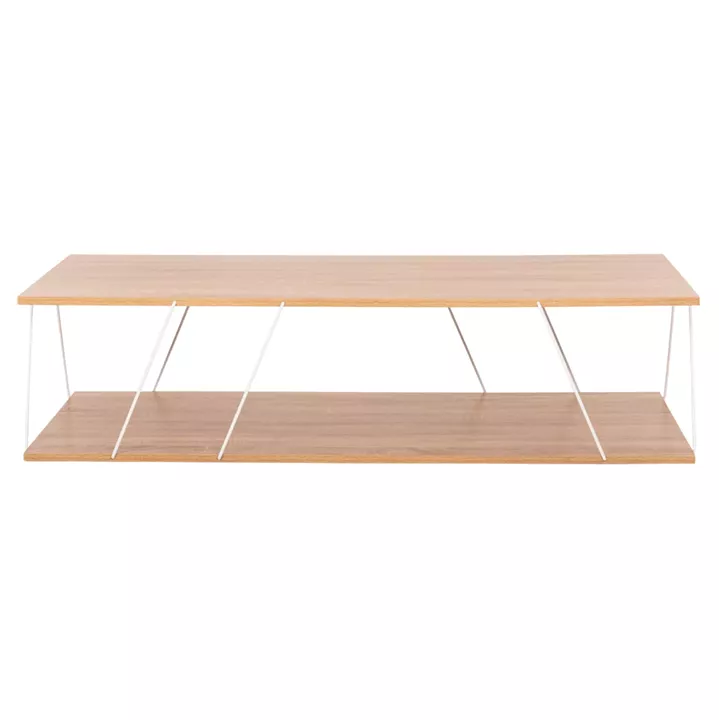 LIVING ROOM COMPOSITION 2PCS TARS HM11771.14 MELAMINE/METAL IN SONAMA-WHITE