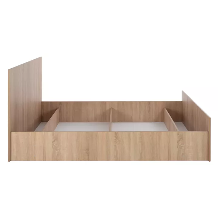 BEDROOM FURNITURE SET 5PCS ADLER HM11758 MELAMINE IN SONAMA OAK-FOR MATTRESS 160x200cm
