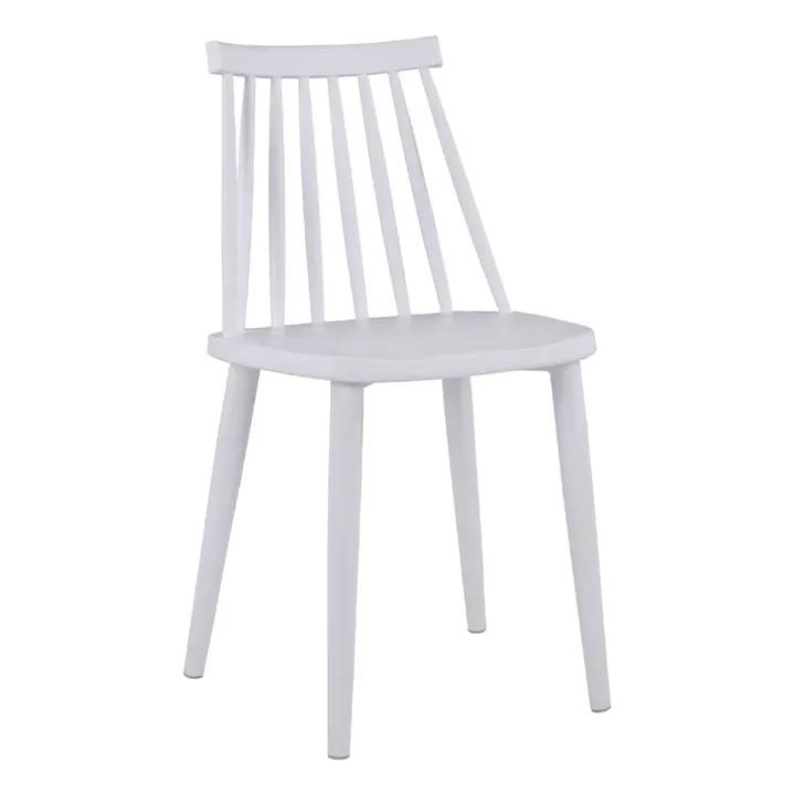 DINING SET 5PCS OFIRA HM10634 MDF TOP IN SONAMA--DINING CHAIRS IN WHITE