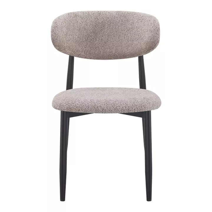 Folegio pakoworld chair, grey-colored, with black legs, 59x50x75cm