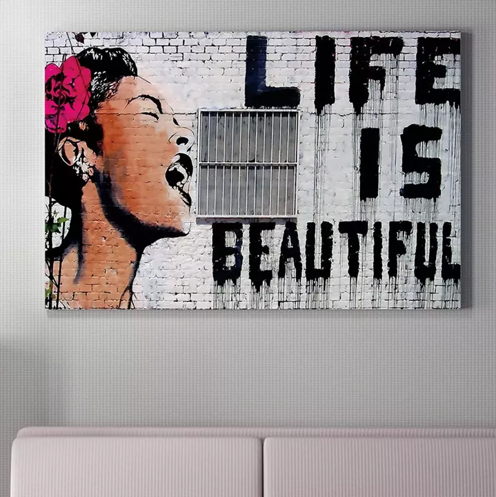 WALL PAINTING SERIES GOBI HM4830 PRINTED CANVAS 70x3(thickness)x50Hcm.