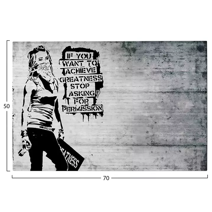 WALL PAINTING SERIES GOBI HM4831 PRINTED CANVAS 70x3(thickness)x50Hcm.