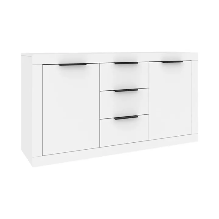 Μπουφές Doha pakoworld σε λευκή απόχρωση 150x45x80.5εκ