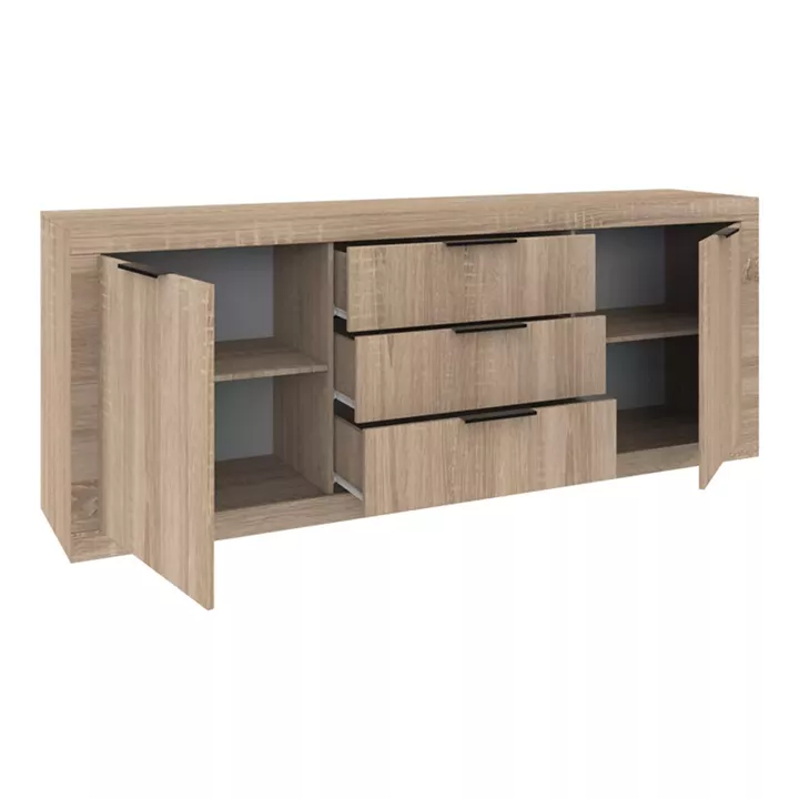 Doha pakoworld buffet in sonoma color 210x45x80.5cm